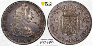 1786 L MI PCGS XF ڍ |y[ - 8 A 8R RC #41937A