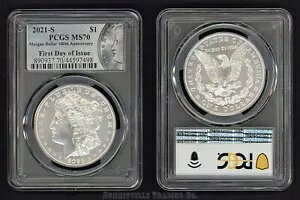 2021 S ���[�K�� �V���o�[ �h�� PCGS MS70 �u���[ ���x�� ���A ���s����