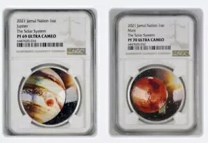 2021 }[Y & Ws^[ 2 .999 1 IX Vo[ v[t PF70 UC NGC W[匠