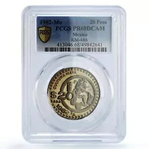 ���L�V�R 20 �y�\ �}������ �W���K�h�[�� �f �y���^ KM-486 PR68 PCGS CuNi �R�C�� 1982