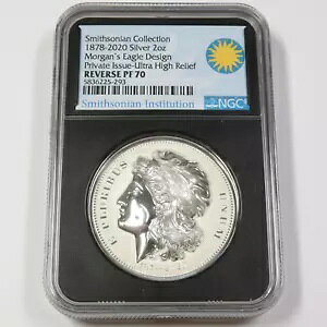 1878 2020 NGC PF70 ���o�[�X �v���[�t - �X�~�\�j�A�� �V���o�[ �����K�� �h�� �R�C�� #46297A