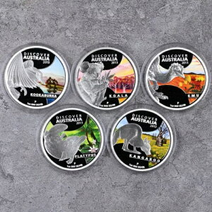 2013 �I�[�X�g�����A 1�I���X �J���[ �V���o�[ �R�C�� 5 ���Z�b�g - Discover Australia