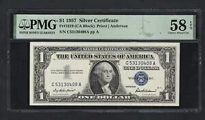 AJO⌔ 1h 1957N Fr#1619 (CAubN) UNCɂ