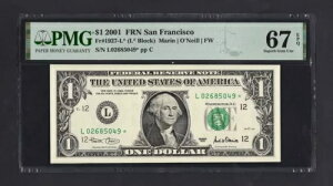 AJAM~1h 2001N Fr#1927-L* (L* ubN) UNC O[h 67