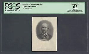 モザンビーク ビネット ダイ プルーフ アントニオ ホセ エネス 1941 年使用 P85-88