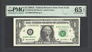 AJAMs 1h 2003A Fr#1930-B (BJubN) UNCO[h65