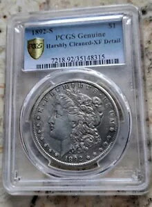 1892-S [K Vo[ 1 h RC PCGS XF fBe[ N[jOς L[t MORGAN