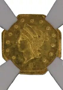 1868 OCTAG ���o�e�B G25C NGC MS62 PL �X�g�b�N �R���N�V����