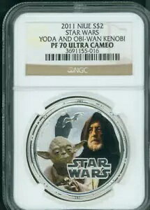 2011 $2 jEG X^[ EH[Y  1 IX Vo[ NGC PF70 [_ & Ir  Pm[r
