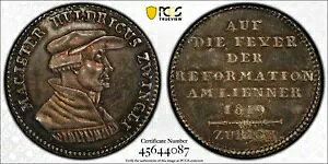 �X�C�X (�`���[���b�q) �V���o�[ �h�D�J�b�g 1819 PCGS SP64 �E�����b�q �c���B���O�����v