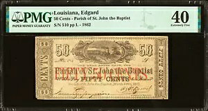 エドガード LA 洗礼者聖ヨハネ教区 50? 1862 年 3 月 25 日 PMG 非常に素晴らしい