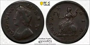 1736 イギリス 1/4D ファーシング PCGS XF40 S-3720