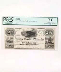 1841 �C���m�C & �~�V�K���B�p�~�B��s�^�͊�� 2.50 �h������ PCGS VF35