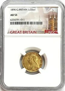 1896 S[h CMX 1/2 \u }`A oXg rNgA RC NGC AU 53