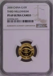 NGC PF69 2000 T[h~jA 1/10 IX COA t