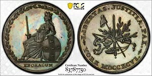 1796 �C�M���X DH-70 ���[�N�V���[ 1/2 �y�j�[ �R���h�� �g�[�N�� PCGS MS 65 BN (��)