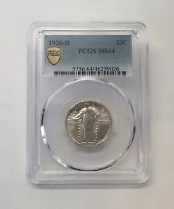 1926-D �X�^���f�B���O ���o�e�B �N�H�[�^�[ PCGS MS64
