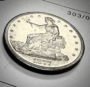 1877-S $1 Trade Dollar Vo[ US ^Cv RC ** f炵!