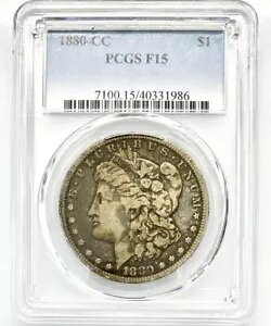 1880-CC [K Vo[ 1 h PCGS F15 (J[\VeB)