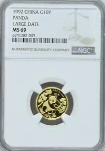 NGC MS69 1992 `Ci p_ 1/10 IX  [W fCg