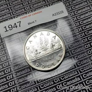 1947 �J�i�_ �V���o�[ �_���[ �R�C�� - �u�����g 7 - �����ʍ��O���[�h #coinsofcanada