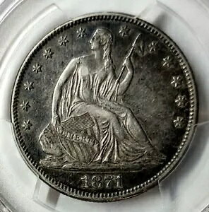 CHOICE 1871 V[ebh oeB n[t_[ 50C PCGS XF-45 GS 󏭂ȃnCO[h!!!