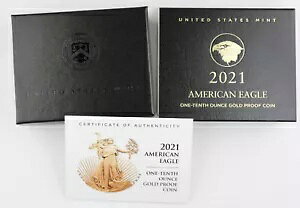 2021 W $5 1/10 �I���X �S�[���h �A�����J�� �C�[�O�� �v���[�t �R�C�� �^�C�v 2 + �{�b�N�X & COA - �莝��