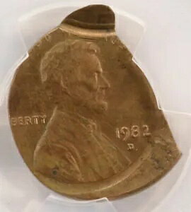 1982-D 1c �����J�[�� �Z���g �_�u���X�g���N & 15% �X�g���[�g �N���b�v PCGS MS63 BN