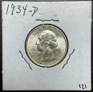 1934-D Vg NH[^[ f炵RC ??Gem BU?? I 90% Vo[ GXe[g tbV