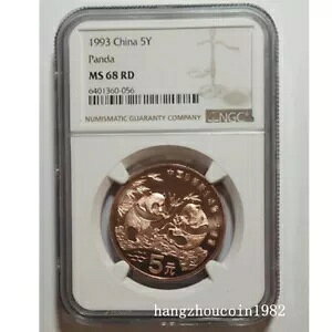 NGC MS68 RD 1993 ���� 5 �� �� �󏭓��� �p���_ �R�C��