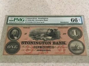 1800 N $1 Xgjgs - Rl`JbgBXgjg PMG 66 EPQ GEM