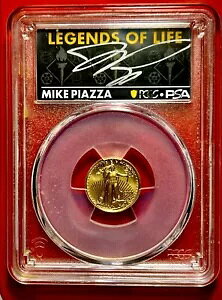 2021 $5 ゴールド イーグル タイプ 2 レジェンド マイク ピアッツァ POP 20 PCGS MS70 Gaudens # GNX