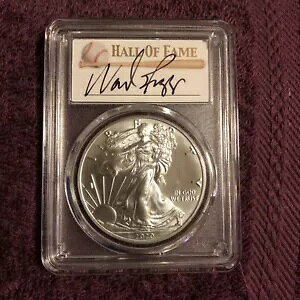 2020 $1 �V���o�[ �C�[�O�� PCGS MS70 ���s���� Wade Boggs HOF Pop 25