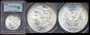 1885 $ PCGS MS64 tbV uXg zCg ~g X^[ IWi J[ & \ʃO