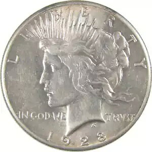 1928 ピースダラー AU 未流通銀貨 1 ドル硬貨について SKU:I17182