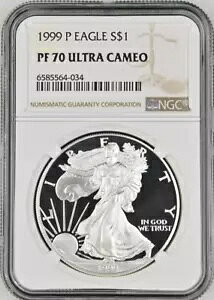 :1999-P S$1 Vo[ AJ C[O 1 IX X|bgX NGC PF 70 Eg JI R2 gbv |bv