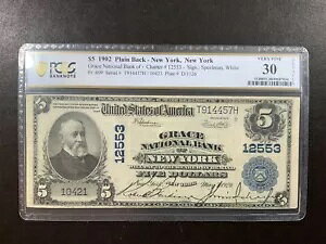 1902 �N $5 ���ƒʉ� - �j���[���[�N �O���[�X �i�V���i����s�APCGS ���� VF 30