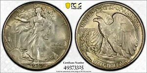 1942 �E�H�[�L���O ���o�e�B �n�[�t�_���[ PCGS MS63 DDR FS-801 �V���o�[ �o���G�e�B �R�C�� 50C