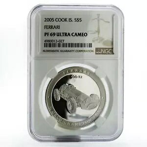�N�b�N�A�C�����h 5�h�� �t�F���[�� 500 F2 ���[���h�`�����s�I�� PF69 NGC ��� 2005�N