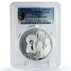 �J�����[�� 1000 �t���� �����K�� �V�z�j�� �M�t�g PR70 PCGS Ag �R�C�� 2015