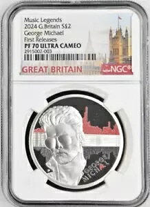 2024 UK Music Legends - W[W }CP 1IX Vo[ v[t J[CYh RC PF70UC FR