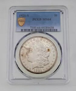 1921-S 1 h݃K hAPCGS ɂ MS-64 ƂĊit