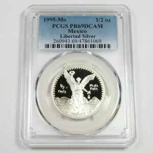 1995 Mo PCGS �v���[�t PR69 DCAM - ���L�V�R - 1/2 �I���X �V���o�[ ���x���^ �I���U #51228A