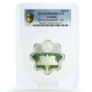 �A�����j�A 5000 �h���� �C�^���A �}�]�[�� ���r�����X �A�[�L�e�N�`�� PR69 PCGS ��� 2017