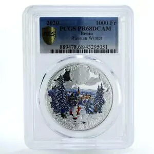 �x�i�� 1000 �t���� ���V�A�~ PR68 PCGS �J���[�v���[�t��� 2020