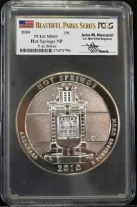 2010 .25C 5 �I���X .999 �V���o�[ ATB �z�b�g �X�v�����O�X NP PCGS MS69 �����J���e�B �n���h�T�C��