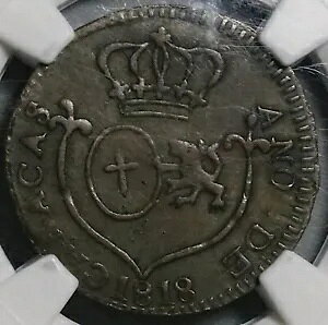 1818 PCGS XF 40 �x�l�Y�G�� 1/4 ���A�� �J���J�X ���C�����X�g�v���R�C�� (21092701C)