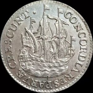 �I�����_ ���g���q�g�B Unc 6 Stuivers 1787 �K���I���D �V���o�[ �R�C�� ���A