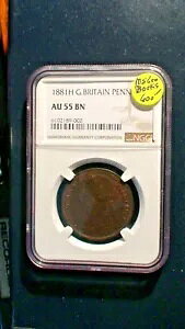 1881 H p 1 Zg NGC AU55 BN 1C RC̔iŔ̔܂!
