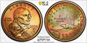 2000-P �T�J�K�E�B�A �h�� PCGS MS 66 �����X�^�[ ���C���{�[ �g�[��